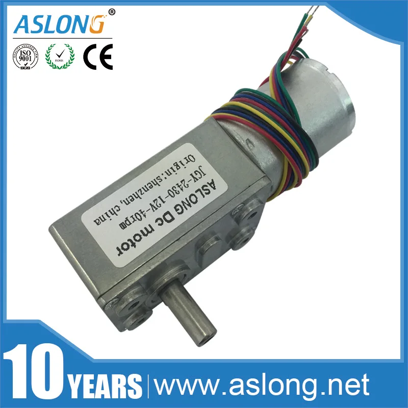 JGY 2430 12 вольт DC червячный бесщеточный редукторный двигатель редуктор