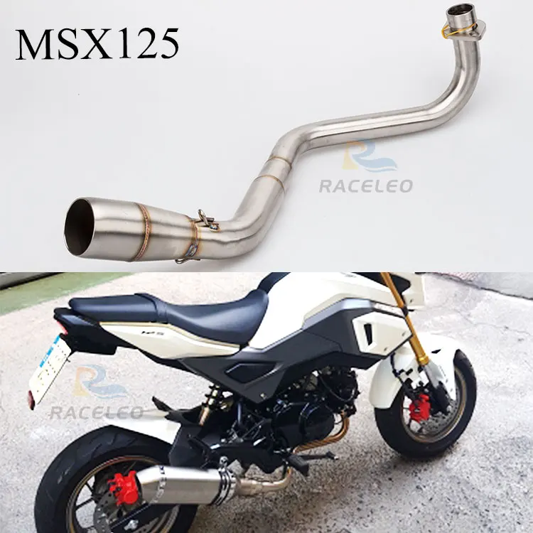 motorcycle link pipe motorcycle mid pipe stainless steel mid pipe MSX125 front pipe msx125 exhaust for MSX125 2013-2018
motorcycle link pipe motorcycle mid pipe stainless steel mid pipe MSX125 front pipe msx125 exhaust for MSX125 2013-2018