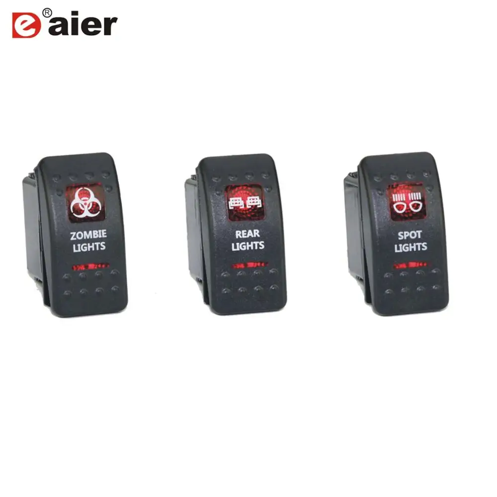 1PCS SPST 5PIN ON-OFF Marine Switch Waterproof Car Auto Switch With Red Dual LED Light
1PCS SPST 5PIN ON-OFF Marine Switch Waterproof Car Auto Switch With Red Dual LED Light