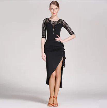 2019 Latin Dance Top and Skirt Suits Ballroom Costume Leotard Women Lady Adult Dancewear Evening Party Dress
2019 Latin Dance Top and Skirt Suits Ballroom Costume Leotard Women Lady Adult Dancewear Evening Party Dress