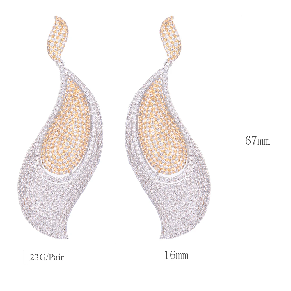missvikki New Luxury High Quality Cubic Zirconia Pendant Earrings Unique Noble Wedding DUBAI American Women Jewelry Gift
missvikki New Luxury High Quality Cubic Zirconia Pendant Earrings Unique Noble Wedding DUBAI American Women Jewelry Gift
