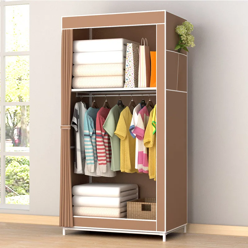 Портативный шкаф для одежды дома хранения современный органайзер мебели