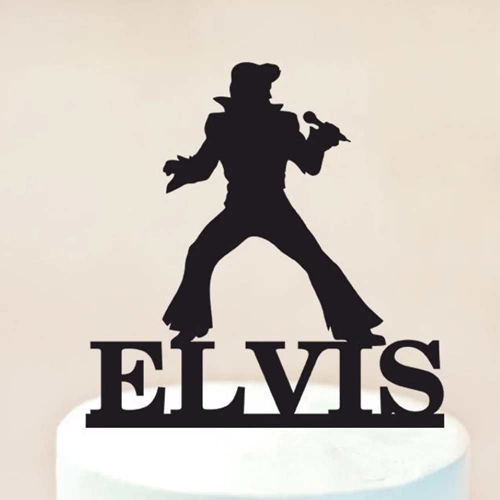 Топпер для торта Elvis, рок-н-ролл, топпер для торта «С Днем Рождения», персонализированный, имя товары для украшения торта
Топпер для торта Elvis, рок-н-ролл, топпер для торта «С Днем Рождения», персонализированный, имя товары для украшения торта