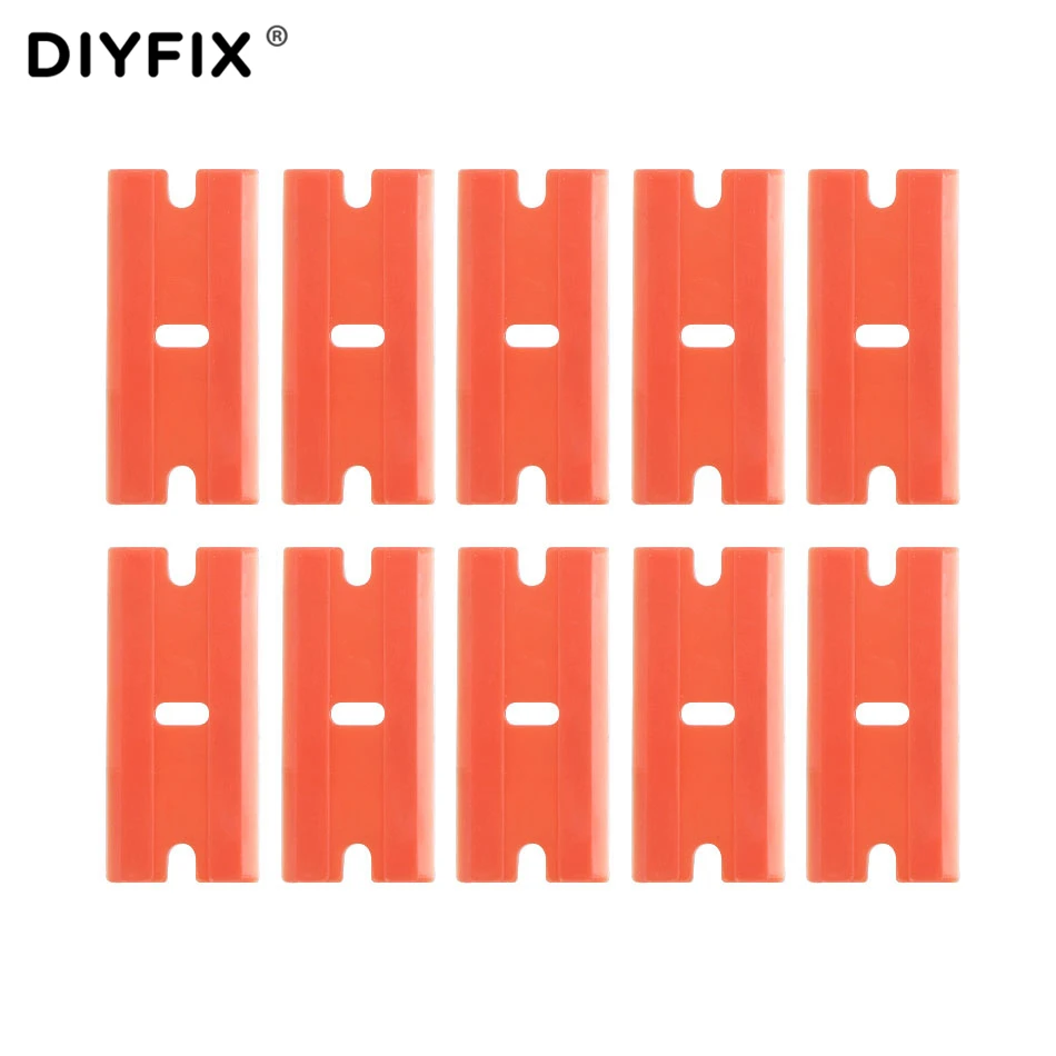 DIYFIX 10Pcs Plastic Blades for Phone LCD Screen Glue Remover Scraper Cleaning Hand Tool Set (NO handle)
DIYFIX 10Pcs Plastic Blades for Phone LCD Screen Glue Remover Scraper Cleaning Hand Tool Set (NO handle)
