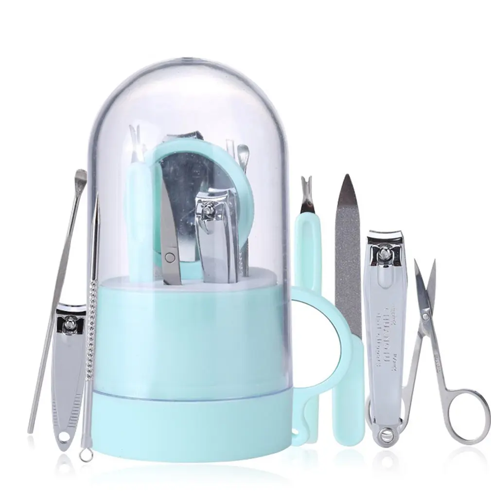 8pcs Nail Art Manicure Tools Set Stainless Steel Nails Clipper Scissors Tweezer Knife Manicure Tools with Storage Case
8pcs Nail Art Manicure Tools Set Stainless Steel Nails Clipper Scissors Tweezer Knife Manicure Tools with Storage Case