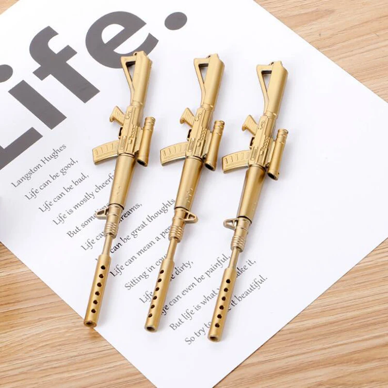 1pcs Creative novel DIY imitation metal M16 Rifle 0.5 gel pen Candy-colored M4 rifle weapon gel pen Office School Supplies gift
1pcs Creative novel DIY imitation metal M16 Rifle 0.5 gel pen Candy-colored M4 rifle weapon gel pen Office School Supplies gift