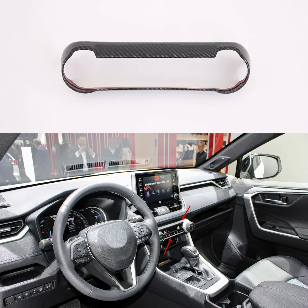 1pc Air-conditioning switch position Carbon fiber style Car Automotive interior trim car window trim For Toyota Rav4 2018 2019
1pc Air-conditioning switch position Carbon fiber style Car Automotive interior trim car window trim For Toyota Rav4 2018 2019