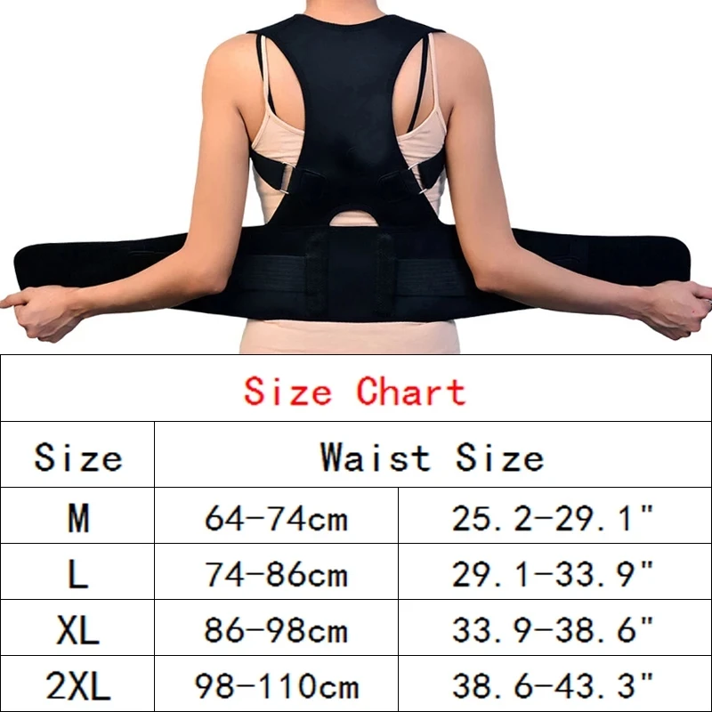 Orthopedic Corset Back Posture Corrector Magnetic Brace Belt Shoulder Back Support Posture Correction Magnet Bandage Vest
Orthopedic Corset Back Posture Corrector Magnetic Brace Belt Shoulder Back Support Posture Correction Magnet Bandage Vest