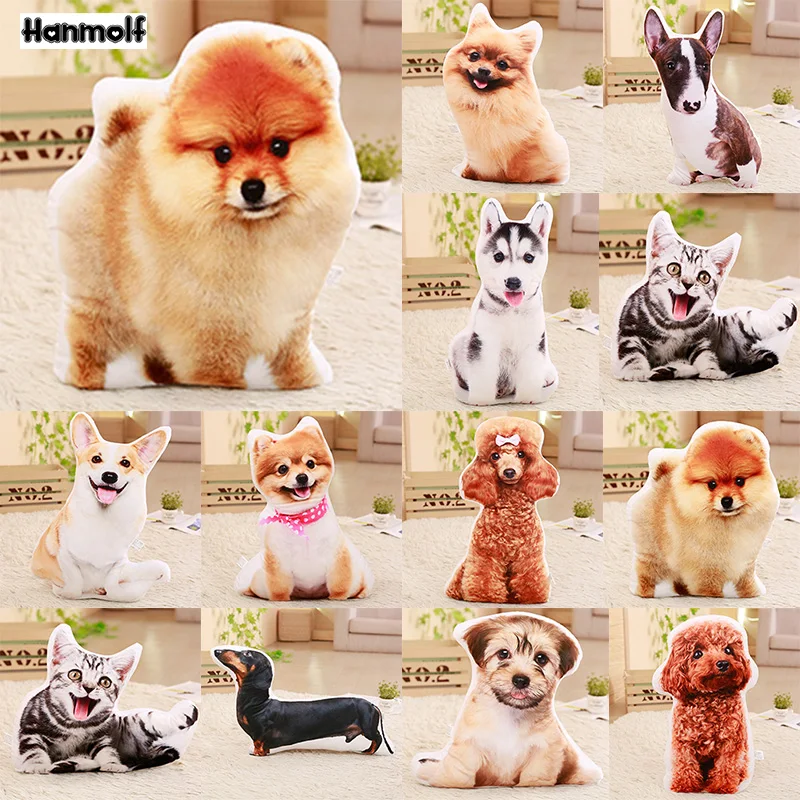 Simulated Dog Plush Pillow Sofa Chair Decor Throw Pillow Seat Back Cushion Stuffed Animal Pillow Pomeranian Husky Bull Terrier
Simulated Dog Plush Pillow Sofa Chair Decor Throw Pillow Seat Back Cushion Stuffed Animal Pillow Pomeranian Husky Bull Terrier