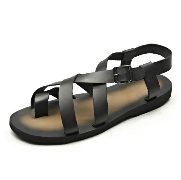 Rome Style 2018 Summer Gladiators Soft leather Flat heel Leisure Mens Sandals Hombre
Rome Style 2018 Summer Gladiators Soft leather Flat heel Leisure Mens Sandals Hombre