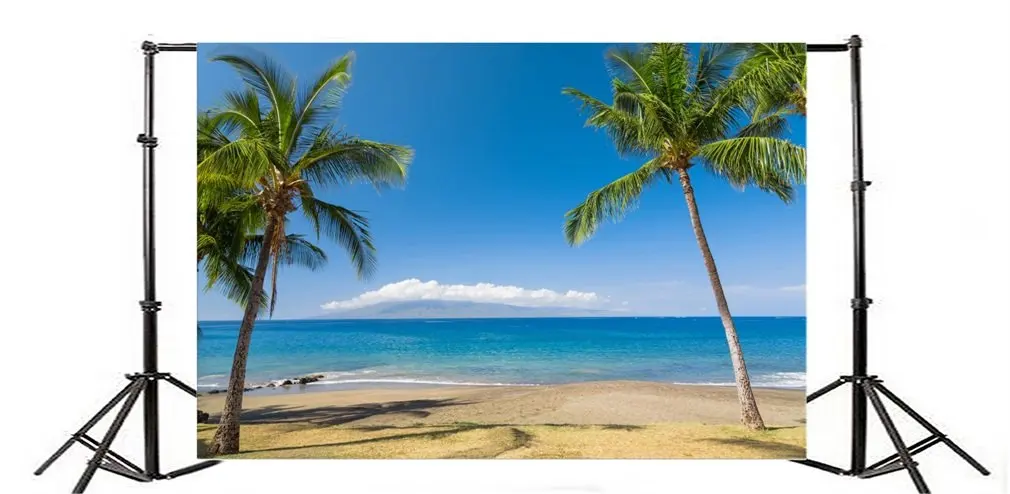 Photography Backdrop Beach Seaside Coconut Tree Blue Sky White Cloud Nature Romantic
Photography Backdrop Beach Seaside Coconut Tree Blue Sky White Cloud Nature Romantic