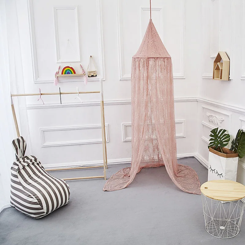 Summer Crib Lace Mosquito Net Kids Round Dome Bed Bedding Curtain Wall Hanging Game House Tent White/Pink Bed Canopy Mantle
Summer Crib Lace Mosquito Net Kids Round Dome Bed Bedding Curtain Wall Hanging Game House Tent White/Pink Bed Canopy Mantle