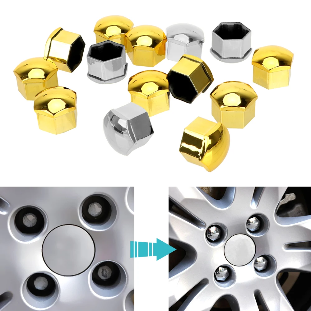 20pcs 17mm/19mm Car Wheel Nut Caps Auto Trim Tyre Nut Bolt Protection Covers Caps Exterior Decoration Auto Hub Screw Cover
20pcs 17mm/19mm Car Wheel Nut Caps Auto Trim Tyre Nut Bolt Protection Covers Caps Exterior Decoration Auto Hub Screw Cover