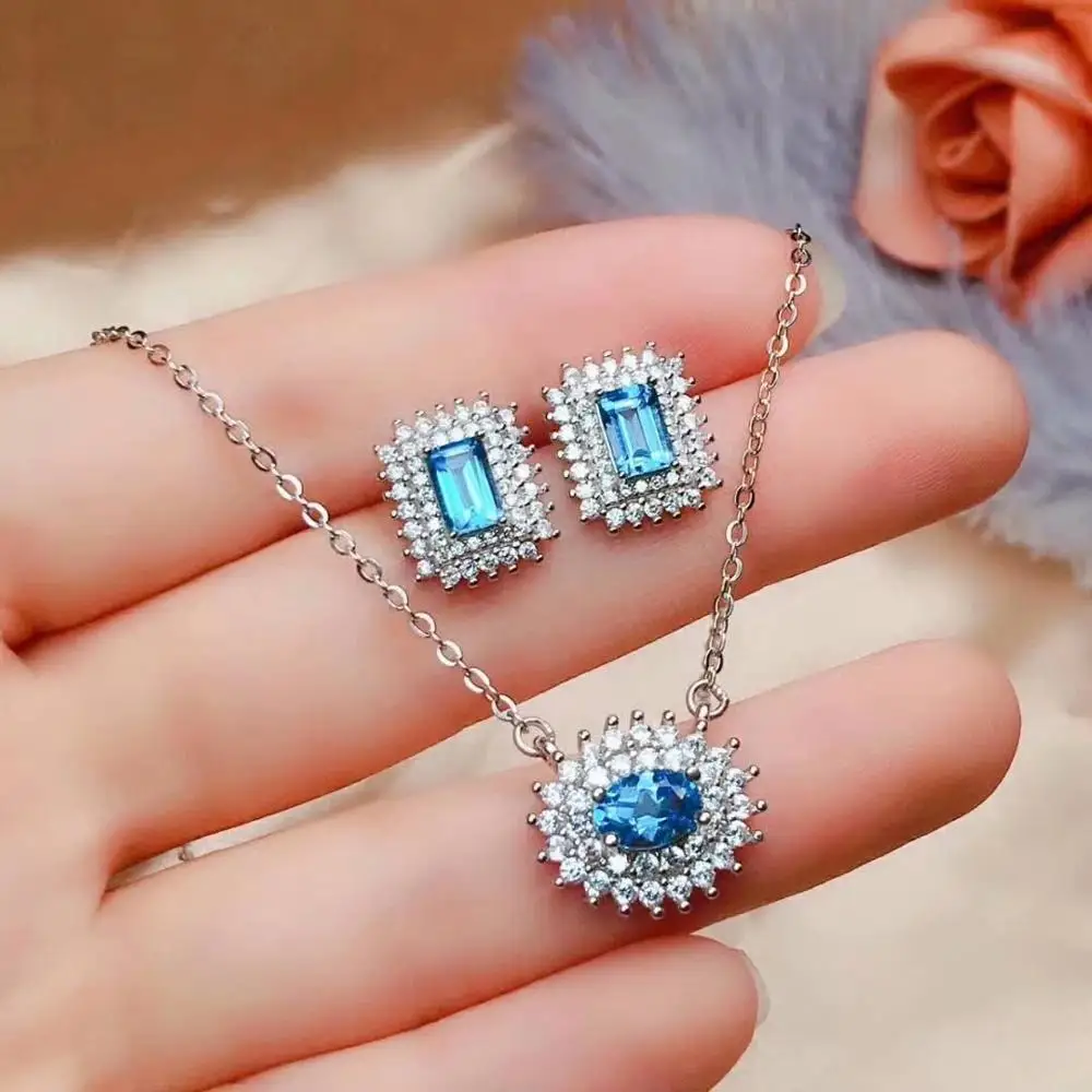 shilovem 925 sterling silver Natural blue topaz earrings pendants fine Jewelry women wedding open send necklace ctz04506050722ag
shilovem 925 sterling silver Natural blue topaz earrings pendants fine Jewelry women wedding open send necklace ctz04506050722ag