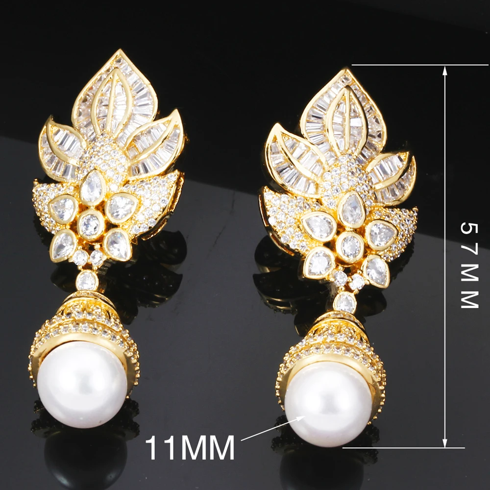 Flower Earrings women Drop Earrings Cubic zircon & imitation pearl Earring fashion jewelry Free shipping bridal earring
Flower Earrings women Drop Earrings Cubic zircon & imitation pearl Earring fashion jewelry Free shipping bridal earring