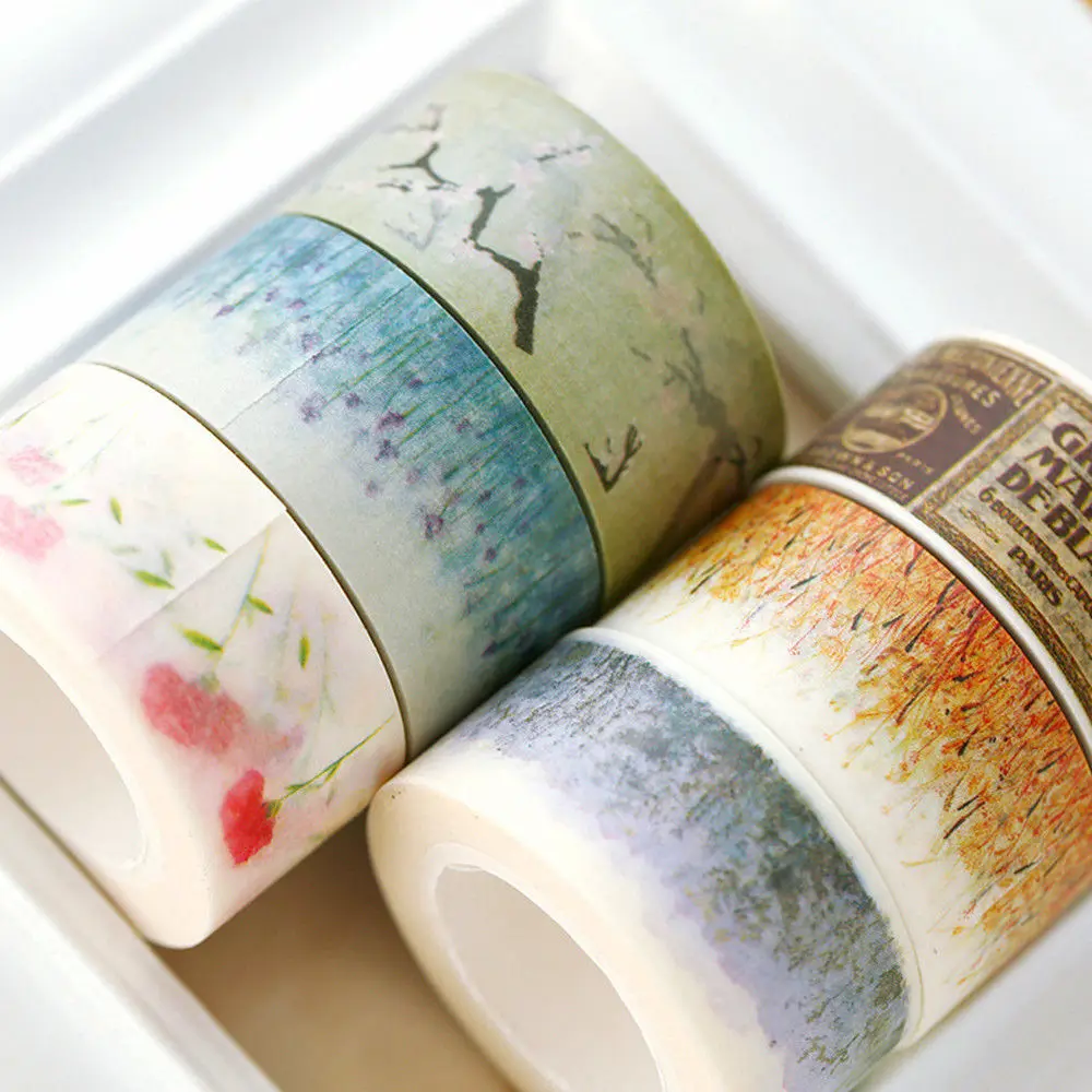 DIY Washi Paper Masking Tapes Beautiful Lavender Flower For Scrapbooking Tape Diy Stickers Crafts Gift Wrapping Sticker
DIY Washi Paper Masking Tapes Beautiful Lavender Flower For Scrapbooking Tape Diy Stickers Crafts Gift Wrapping Sticker