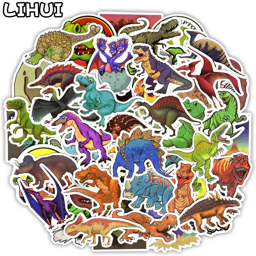 50 PCS Dinosaur Stickers Toys for Children Jurassic Park Sticker to DIY Laptop Skateboard Luggage Motorcycle Bicycle Car Decals
50 PCS Dinosaur Stickers Toys for Children Jurassic Park Sticker to DIY Laptop Skateboard Luggage Motorcycle Bicycle Car Decals