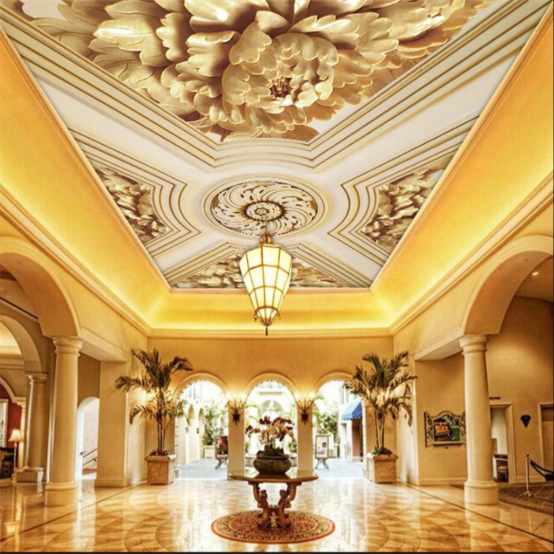 beibehang Wallpaper custom mural wallpaper modern style living room bedroom embossed peony zenith ceiling mural pictures
beibehang Wallpaper custom mural wallpaper modern style living room bedroom embossed peony zenith ceiling mural pictures