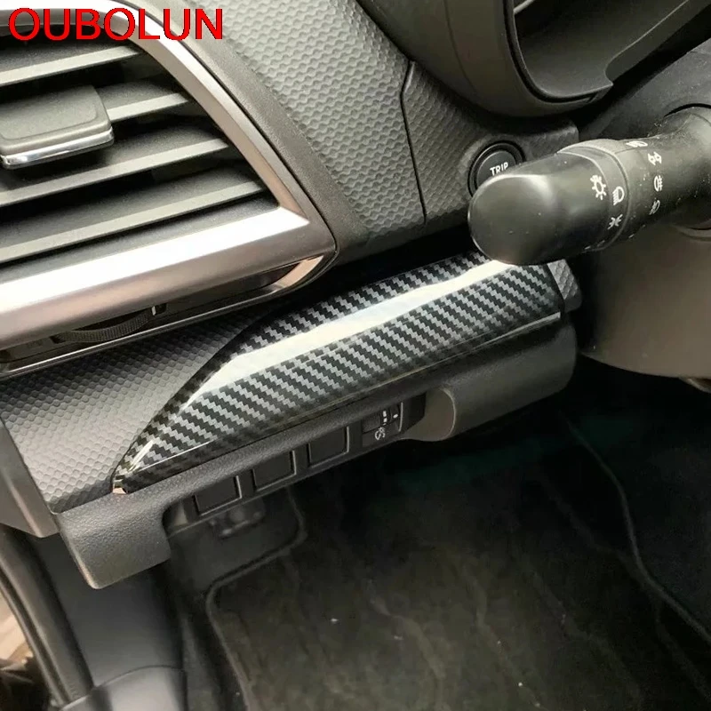 OUBOLUN для Subaru Forester SK 2018 2019 аксессуары интерьера Средний контрольный стикер