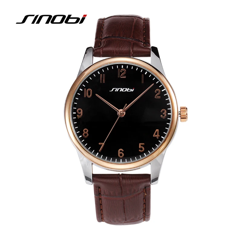 SINOBI Luxury Brand Watch Men Waterproof Leather Quartz-Watch Male Fashion Busines Watches Hour montre homme relogio masculino
SINOBI Luxury Brand Watch Men Waterproof Leather Quartz-Watch Male Fashion Busines Watches Hour montre homme relogio masculino