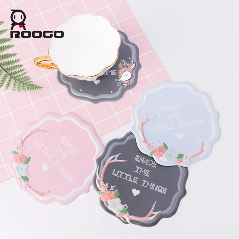 Roogo Cup Coaster Silicone Table Mats For Dining Table Blue Drink Coasters Hot Pad Insulation Placemat For Kitchen Table Decor
Roogo Cup Coaster Silicone Table Mats For Dining Table Blue Drink Coasters Hot Pad Insulation Placemat For Kitchen Table Decor