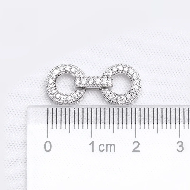 Jewelry Findings Components Handmade DIY Pearls Bracelet Necklace Fold Over Clasps Micro Pave Zircon Rhinestone Sterling Silver
Jewelry Findings Components Handmade DIY Pearls Bracelet Necklace Fold Over Clasps Micro Pave Zircon Rhinestone Sterling Silver