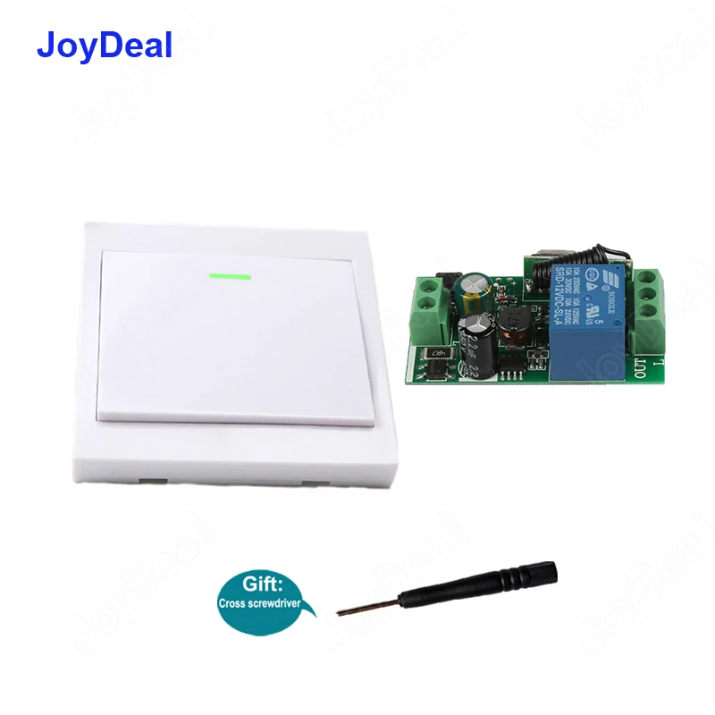JoyDeal 433Mhz Wireless RF Remote Control Switch AC 220V 1CH Receiver 86 Wall Panel Remote Transmitter 433 Mhz Led Light Switch
JoyDeal 433Mhz Wireless RF Remote Control Switch AC 220V 1CH Receiver 86 Wall Panel Remote Transmitter 433 Mhz Led Light Switch