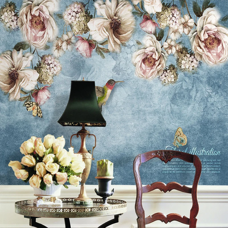 Custom Wall Mural De Parede European Style Hand Painted Flowers Birds Oil Painting Living Room Bedroom Decoration Wallpaper 3D
Custom Wall Mural De Parede European Style Hand Painted Flowers Birds Oil Painting Living Room Bedroom Decoration Wallpaper 3D