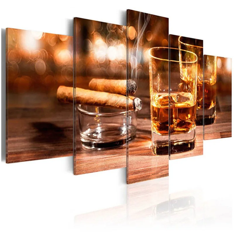 5 panel Cigars Wine Multi-pictures 5d diy Diamond painting full Square round Mosaic Diamond Embroidery Wall StickerZP-1279
5 panel Cigars Wine Multi-pictures 5d diy Diamond painting full Square round Mosaic Diamond Embroidery Wall StickerZP-1279