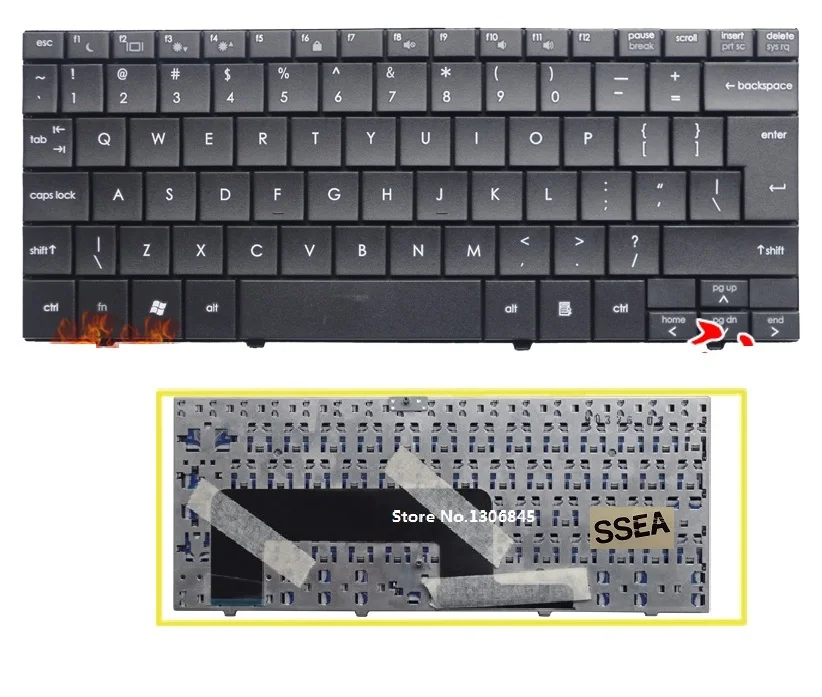 SSEA новая английская клавиатура для ноутбука HP MINI 1000 1100 700 черная клавиатура
SSEA новая английская клавиатура для ноутбука HP MINI 1000 1100 700 черная клавиатура
