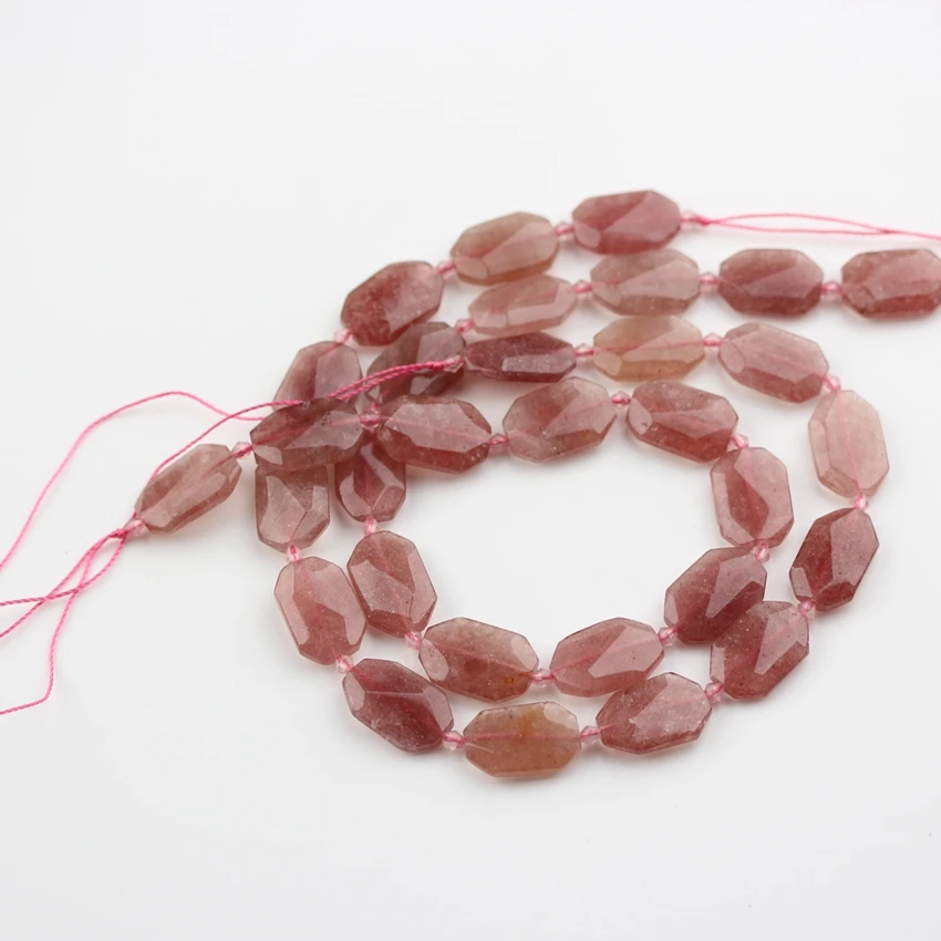 Natural Strawberry Quartz Beads for Earrings Making,Polished Faceted Raw Crystal Stone Octangle Slabs Loose Beads Bracelets
Natural Strawberry Quartz Beads for Earrings Making,Polished Faceted Raw Crystal Stone Octangle Slabs Loose Beads Bracelets