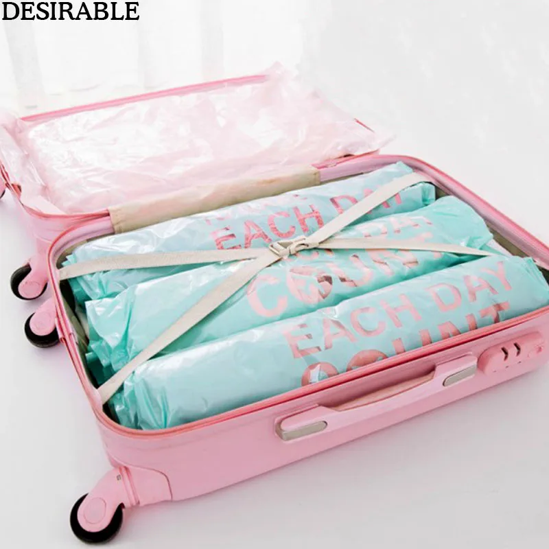 2pcs Travel Hand Rolling Compression Vacuum Bag Border Foldable Compressed Clothes Storage Bag Waterproof Space Saving Organizer
2pcs Travel Hand Rolling Compression Vacuum Bag Border Foldable Compressed Clothes Storage Bag Waterproof Space Saving Organizer