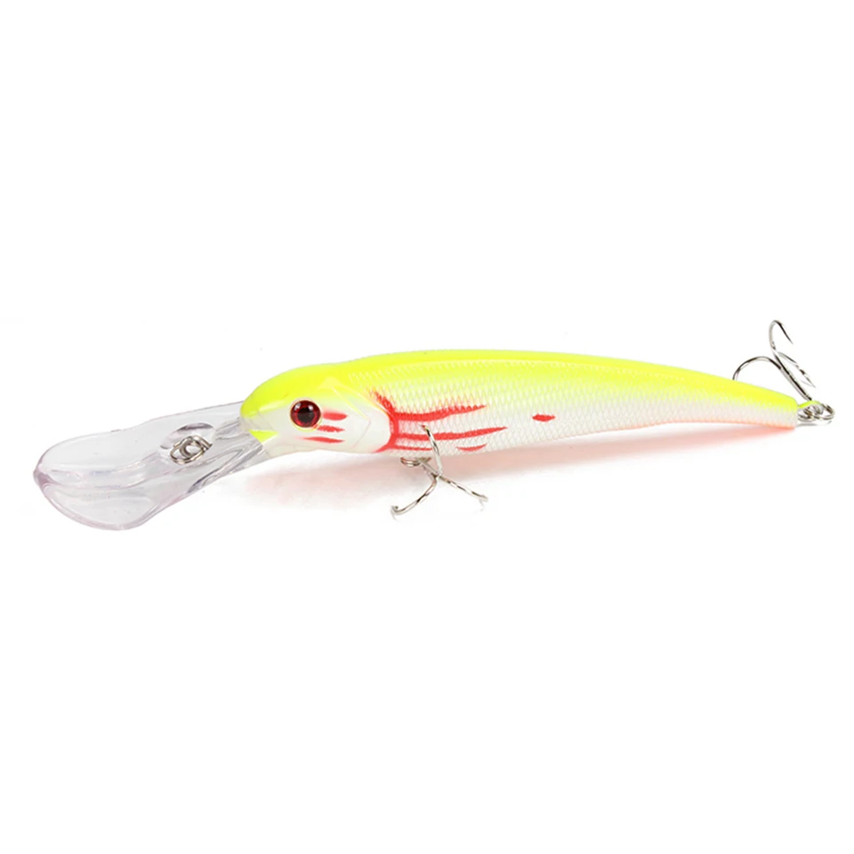 1pcs 16.5cm 26g Minnow Fishing Lure Wobblers Hard Bait 3D Eyes Crankbaits ABS Fish For Bass Pike Fishing Tackle
1pcs 16.5cm 26g Minnow Fishing Lure Wobblers Hard Bait 3D Eyes Crankbaits ABS Fish For Bass Pike Fishing Tackle