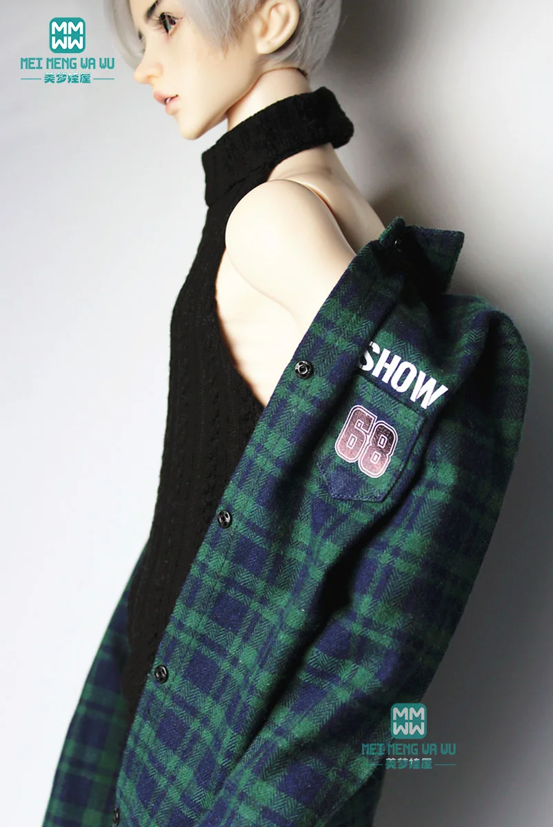 BJD doll clothes for 60-70cm BJD uncle Casual long plaid shirt, vest, pants
BJD doll clothes for 60-70cm BJD uncle Casual long plaid shirt, vest, pants