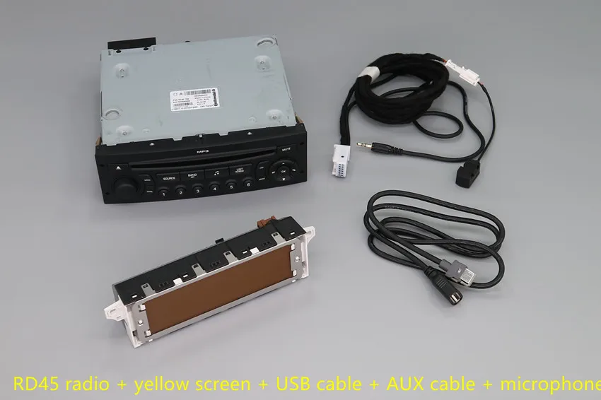 Для Peugeot e Citroen Авто RD4CD устройство для заправки RD45CD игрушка Bluetooth USB Bluetoot|CD-плеер
