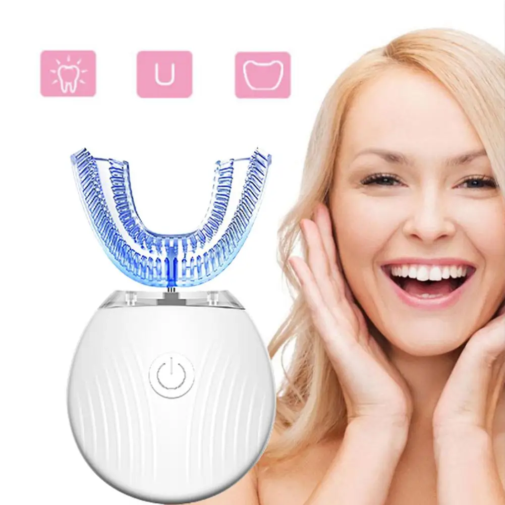 Blu-ray Electric Fully Automatic Toothbrush Whitening Teeth Waterproof Intelligent Variable-frequency Toothbrush 
Blu-ray Electric Fully Automatic Toothbrush Whitening Teeth Waterproof Intelligent Variable-frequency Toothbrush