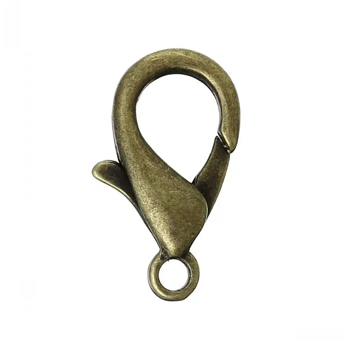 DoreenBeads Retail Lobster Clasps Findings Antique Bronze 21mm x 12mm(7/8" x 4/8"),50PCs
DoreenBeads Retail Lobster Clasps Findings Antique Bronze 21mm x 12mm(7/8" x 4/8"),50PCs
