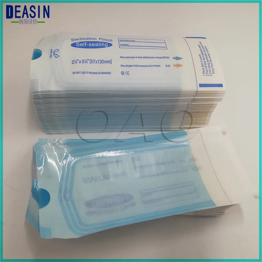 200pcs/lot 57 x 130mm DENTAL SELF SEAL STERILIZATION POUCHES medical bag sterilization bags
200pcs/lot 57 x 130mm DENTAL SELF SEAL STERILIZATION POUCHES medical bag sterilization bags