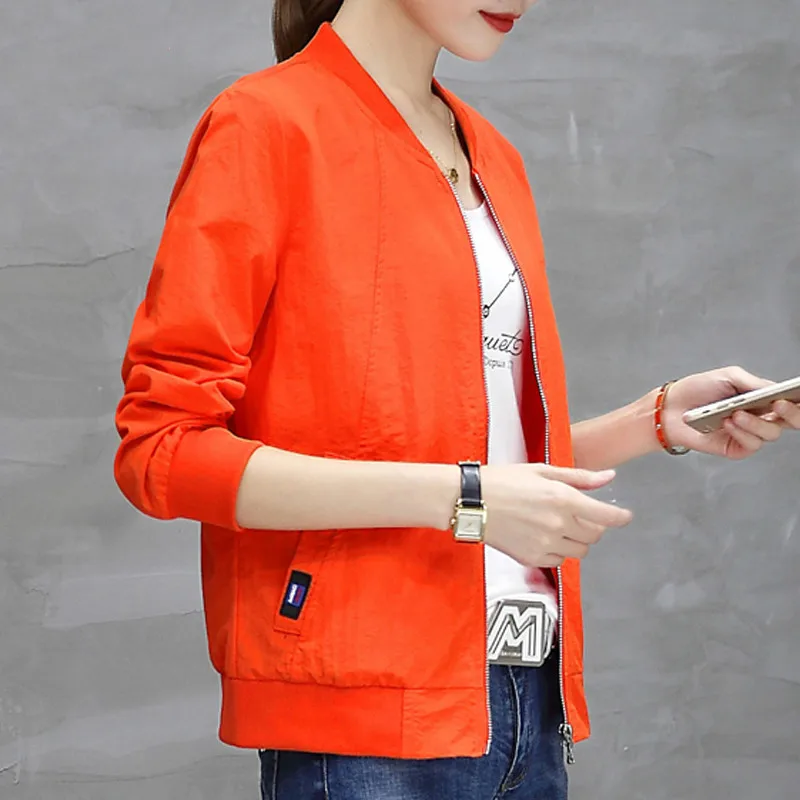 Jacket female 2018 summer new short paragraph thin coat baseball uniform wild blouse temperament elegant fashion casual
Jacket female 2018 summer new short paragraph thin coat baseball uniform wild blouse temperament elegant fashion casual