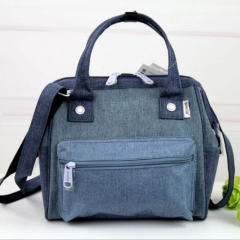 Фото Японский рюкзак anello Женская Холщовая Сумка вместительная сумка - купить