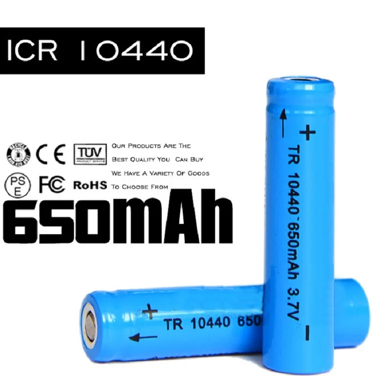 200PCS 3.7v 650mah 10440 Battery Rechargeable Lithium Batteries aaa 3A Battery For LED Flashlight Laser Pen 10440 Bateria
200PCS 3.7v 650mah 10440 Battery Rechargeable Lithium Batteries aaa 3A Battery For LED Flashlight Laser Pen 10440 Bateria