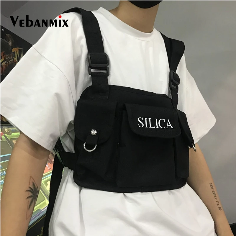 2018 Fashion Chest Rig Bag Hip Hop Streetwear Functional Package Bag Military Tactical Chest Bags Shoulder Bag Kanye West Hot
2018 Fashion Chest Rig Bag Hip Hop Streetwear Functional Package Bag Military Tactical Chest Bags Shoulder Bag Kanye West Hot