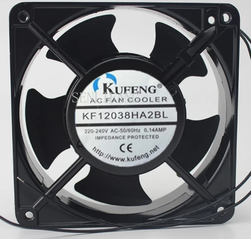 Free shipping KF12038HA2BL AC 220V/240V 0.14A 12038 12cm 120*120*38mm 50/60HZ Cabinet Cooling Fan
Free shipping KF12038HA2BL AC 220V/240V 0.14A 12038 12cm 120*120*38mm 50/60HZ Cabinet Cooling Fan