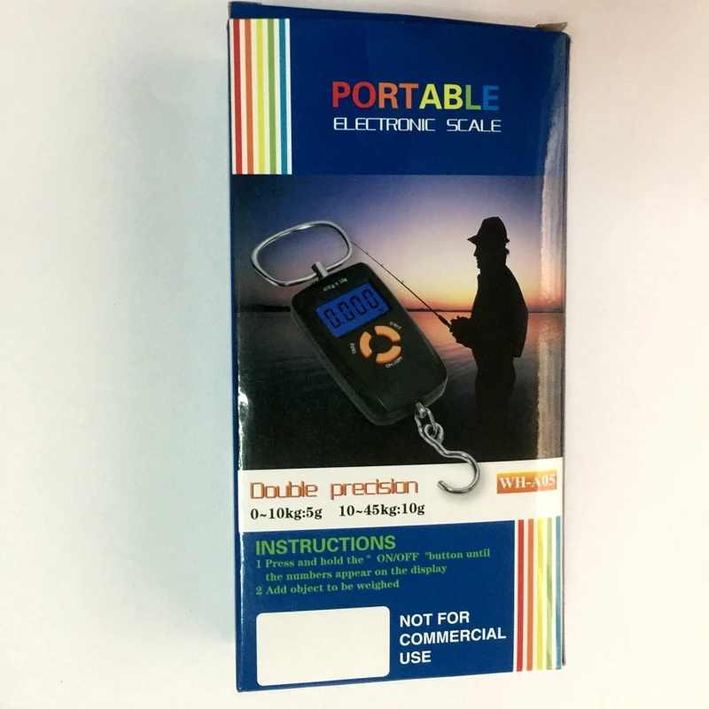 Portable Electronic Scale 45KG 10g Mini Travel Luggage Fishing Digital Hook Crane Scales Black Pocket Steelyard Blue Backlit
Portable Electronic Scale 45KG 10g Mini Travel Luggage Fishing Digital Hook Crane Scales Black Pocket Steelyard Blue Backlit
