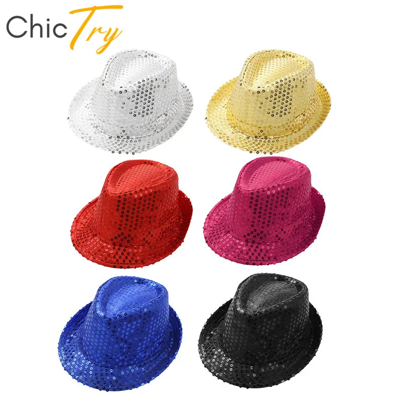 ChicTry Unisex Kids Shiny Sequins Fedora Hat Stage Performance Jazz Dance Hat Children Boys Girls Street Dancing Cap Accessories
ChicTry Unisex Kids Shiny Sequins Fedora Hat Stage Performance Jazz Dance Hat Children Boys Girls Street Dancing Cap Accessories