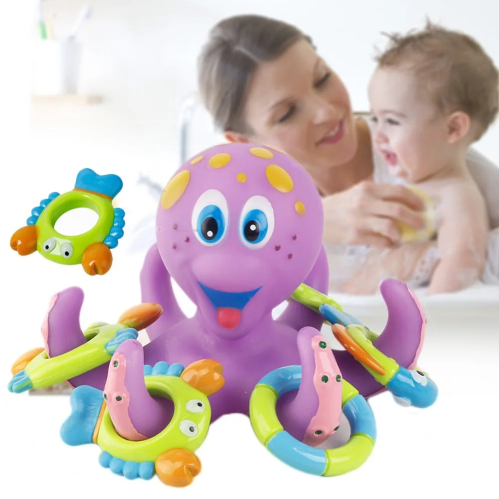 1pcs Octopus Bath toys Bathroom Shower Floating Fun Toys Water Swimming Animal Classic Toy Gifts Interactive Toys for baby
1pcs Octopus Bath toys Bathroom Shower Floating Fun Toys Water Swimming Animal Classic Toy Gifts Interactive Toys for baby