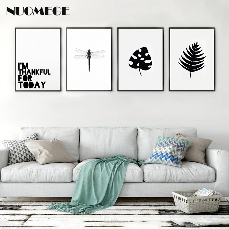 Nordic Style Dragonfly Poster Black and White Canvas Painting Leaf Wall Art Minimalism Picture Simple Modern Home Decoration
Nordic Style Dragonfly Poster Black and White Canvas Painting Leaf Wall Art Minimalism Picture Simple Modern Home Decoration