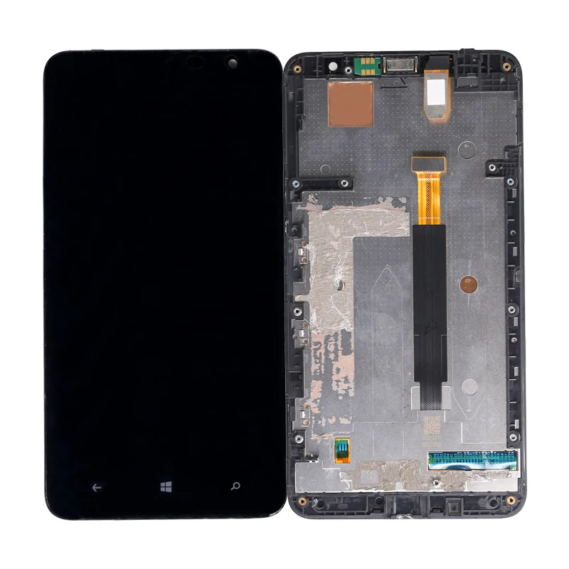10 шт./лот для Nokia lumia 1320 ЖК дисплей сенсорный экран + рамка Pantalla Панель Бесплатная