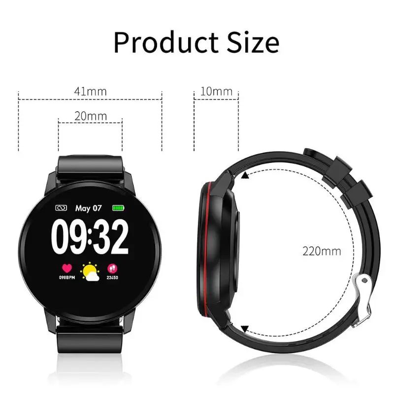 ALLOYSEED S01 1.22" Touch Screen Smartwatch Heart Rate Blood Pressure Monitor IP67 Waterproof Smartband Bracelet For Android IOS
ALLOYSEED S01 1.22" Touch Screen Smartwatch Heart Rate Blood Pressure Monitor IP67 Waterproof Smartband Bracelet For Android IOS