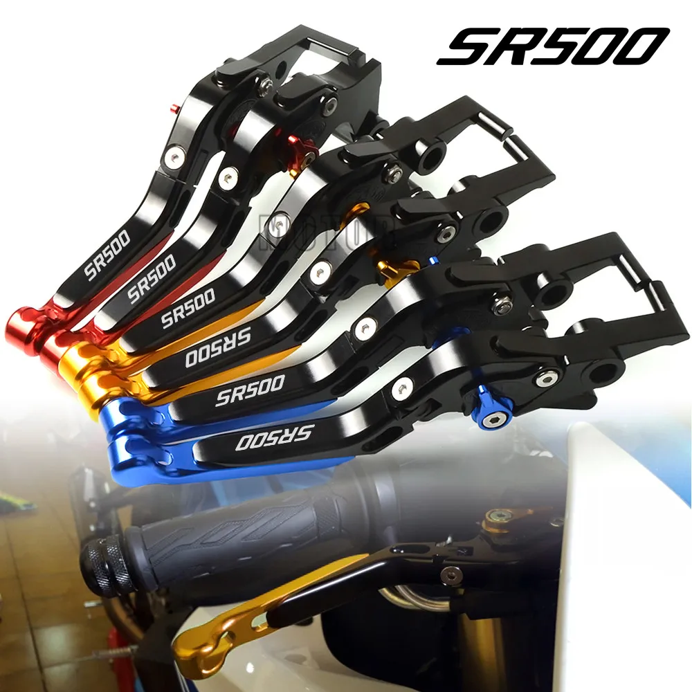 Фото Мотоциклетные складные алюминиевые рычаги тормозной муфты для Yamaha SR500 SR 500 1978 - 1991